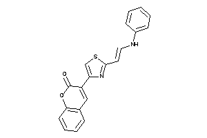 3-[2-(2-anilinovinyl)thiazol-4-yl]coumarin