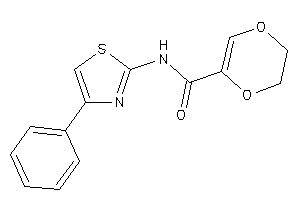 N-(4-phenylthiazol-2-yl)-2,3-dihydro-1,4-dioxine-5-carboxamide