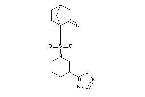 1-[[3-(1,2,4-oxadiazol-5-yl)piperidino]sulfonylmethyl]norbornan-2-one