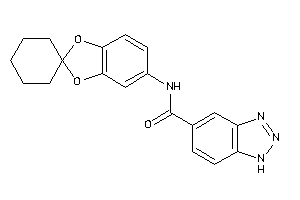 N-spiro[1,3-benzodioxole-2,1'-cyclohexane]-5-yl-1H-benzotriazole-5-carboxamide