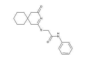 2-[(2-keto-3-azaspiro[5.5]undec-3-en-4-yl)thio]-N-phenyl-acetamide