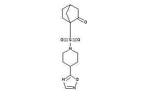 1-[[4-(1,2,4-oxadiazol-5-yl)piperidino]sulfonylmethyl]norbornan-2-one