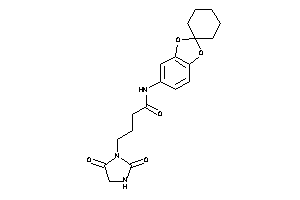 4-(2,5-diketoimidazolidin-1-yl)-N-spiro[1,3-benzodioxole-2,1'-cyclohexane]-5-yl-butyramide