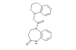 1-[2-(3,4-dihydro-2H-quinolin-1-yl)acetyl]-3,5-dihydro-2H-1,5-benzodiazepin-4-one