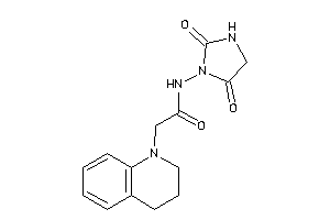 2-(3,4-dihydro-2H-quinolin-1-yl)-N-(2,5-diketoimidazolidin-1-yl)acetamide