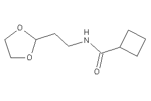 N-[2-(1,3-dioxolan-2-yl)ethyl]cyclobutanecarboxamide