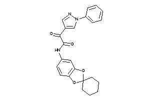 2-keto-2-(1-phenylpyrazol-4-yl)-N-spiro[1,3-benzodioxole-2,1'-cyclohexane]-5-yl-acetamide