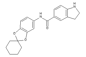 N-spiro[1,3-benzodioxole-2,1'-cyclohexane]-5-ylindoline-5-carboxamide