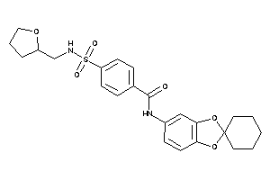 N-spiro[1,3-benzodioxole-2,1'-cyclohexane]-5-yl-4-(tetrahydrofurfurylsulfamoyl)benzamide