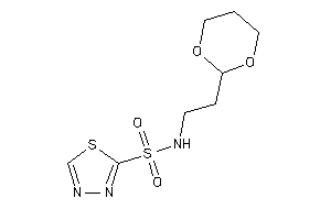N-[2-(1,3-dioxan-2-yl)ethyl]-1,3,4-thiadiazole-2-sulfonamide