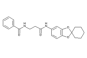 N-[3-keto-3-(spiro[1,3-benzodioxole-2,1'-cyclohexane]-5-ylamino)propyl]benzamide