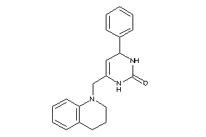 6-(3,4-dihydro-2H-quinolin-1-ylmethyl)-4-phenyl-3,4-dihydro-1H-pyrimidin-2-one