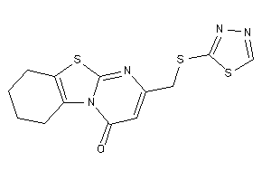2-[(1,3,4-thiadiazol-2-ylthio)methyl]-6,7,8,9-tetrahydropyrimido[2,1-b][1,3]benzothiazol-4-one
