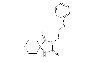 3-(2-phenoxyethyl)-1,3-diazaspiro[4.5]decane-2,4-quinone