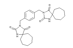 3-[4-[(2,4-diketo-1,3-diazaspiro[4.6]undecan-3-yl)methyl]benzyl]-1,3-diazaspiro[4.6]undecane-2,4-quinone