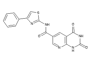 2,4-diketo-N-(4-phenylthiazol-2-yl)-1H-pyrido[2,3-d]pyrimidine-6-carboxamide