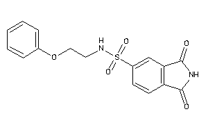 1,3-diketo-N-(2-phenoxyethyl)isoindoline-5-sulfonamide