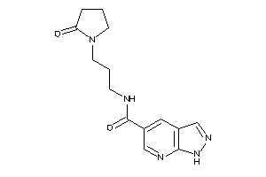 N-[3-(2-ketopyrrolidino)propyl]-1H-pyrazolo[3,4-b]pyridine-5-carboxamide