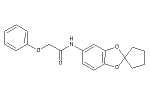 2-phenoxy-N-spiro[1,3-benzodioxole-2,1'-cyclopentane]-5-yl-acetamide
