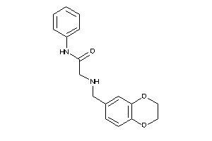 2-(2,3-dihydro-1,4-benzodioxin-6-ylmethylamino)-N-phenyl-acetamide