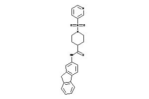 N-(9H-fluoren-2-yl)-1-(3-pyridylsulfonyl)isonipecotamide