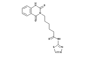 Image of 6-(4-keto-2-thioxo-1H-quinazolin-3-yl)-N-(1,3,4-thiadiazol-2-yl)hexanamide