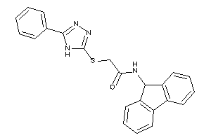 N-(9H-fluoren-9-yl)-2-[(5-phenyl-4H-1,2,4-triazol-3-yl)thio]acetamide