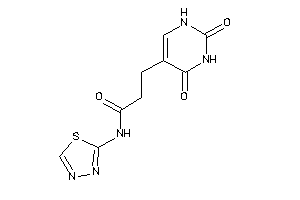 3-(2,4-diketo-1H-pyrimidin-5-yl)-N-(1,3,4-thiadiazol-2-yl)propionamide