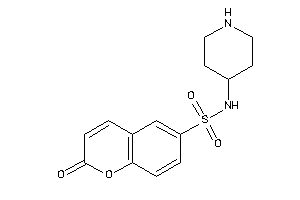 2-keto-N-(4-piperidyl)chromene-6-sulfonamide