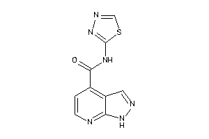 N-(1,3,4-thiadiazol-2-yl)-1H-pyrazolo[3,4-b]pyridine-4-carboxamide