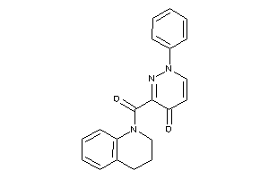 3-(3,4-dihydro-2H-quinoline-1-carbonyl)-1-phenyl-pyridazin-4-one