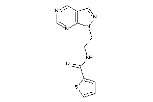 N-(2-pyrazolo[3,4-d]pyrimidin-1-ylethyl)thiophene-2-carboxamide