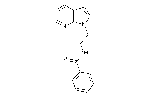 N-(2-pyrazolo[3,4-d]pyrimidin-1-ylethyl)benzamide