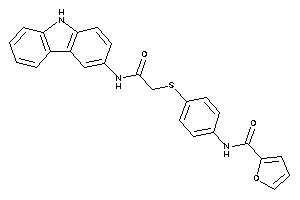 N-[4-[[2-(9H-carbazol-3-ylamino)-2-keto-ethyl]thio]phenyl]-2-furamide