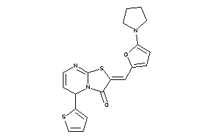 2-[(5-pyrrolidino-2-furyl)methylene]-5-(2-thienyl)-5H-thiazolo[3,2-a]pyrimidin-3-one