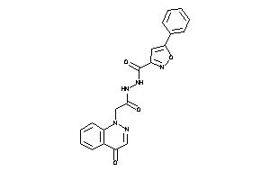 N'-[2-(4-ketocinnolin-1-yl)acetyl]-5-phenyl-isoxazole-3-carbohydrazide