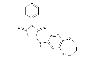 3-(3,4-dihydro-2H-1,5-benzodioxepin-7-ylamino)-1-phenyl-pyrrolidine-2,5-quinone