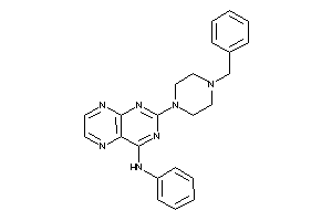 [2-(4-benzylpiperazino)pteridin-4-yl]-phenyl-amine