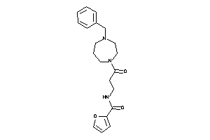 Image of N-[3-(4-benzyl-1,4-diazepan-1-yl)-3-keto-propyl]-2-furamide