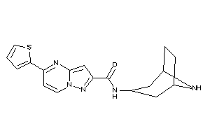 N-(8-azabicyclo[3.2.1]octan-3-yl)-5-(2-thienyl)pyrazolo[1,5-a]pyrimidine-2-carboxamide