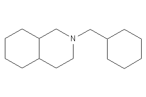 2-(cyclohexylmethyl)-3,4,4a,5,6,7,8,8a-octahydro-1H-isoquinoline