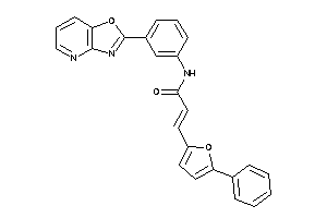 N-(3-oxazolo[4,5-b]pyridin-2-ylphenyl)-3-(5-phenyl-2-furyl)acrylamide