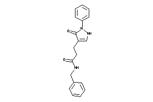 N-benzyl-3-(5-keto-1-phenyl-3-pyrazolin-4-yl)propionamide