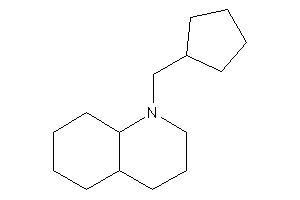 1-(cyclopentylmethyl)-3,4,4a,5,6,7,8,8a-octahydro-2H-quinoline