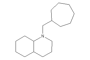 1-(cycloheptylmethyl)-3,4,4a,5,6,7,8,8a-octahydro-2H-quinoline