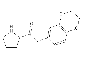 N-(2,3-dihydro-1,4-benzodioxin-6-yl)pyrrolidine-2-carboxamide