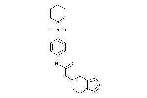 2-(3,4-dihydro-1H-pyrrolo[1,2-a]pyrazin-2-yl)-N-(4-piperidinosulfonylphenyl)acetamide