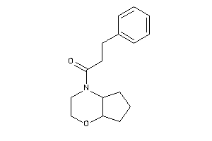 1-(3,4a,5,6,7,7a-hexahydro-2H-cyclopenta[b][1,4]oxazin-4-yl)-3-phenyl-propan-1-one