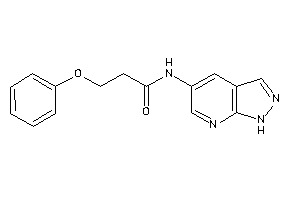 3-phenoxy-N-(1H-pyrazolo[3,4-b]pyridin-5-yl)propionamide