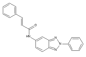 3-phenyl-N-(2-phenylbenzotriazol-5-yl)acrylamide